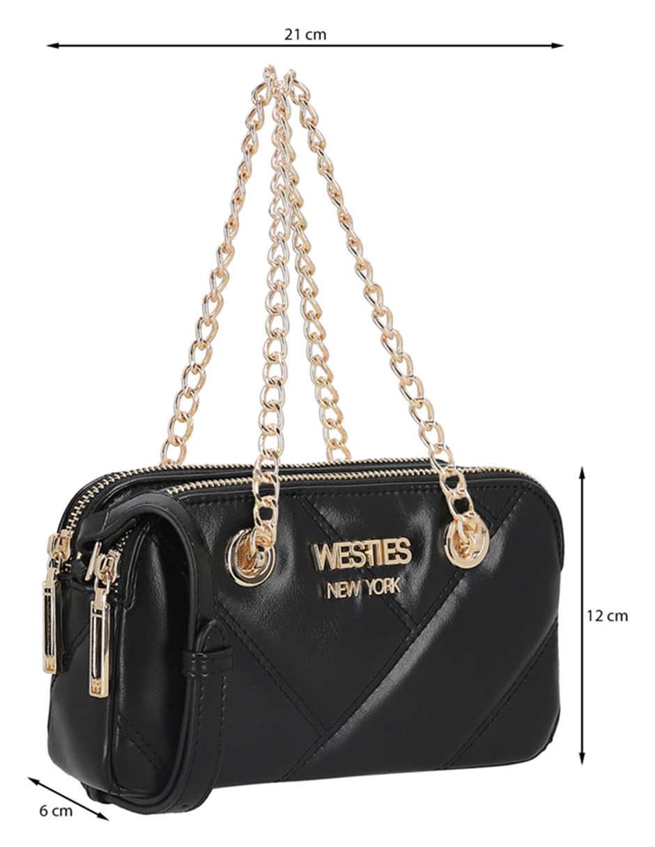 CARTERA WESTIES CARTERA HBTARAN, NEGRO