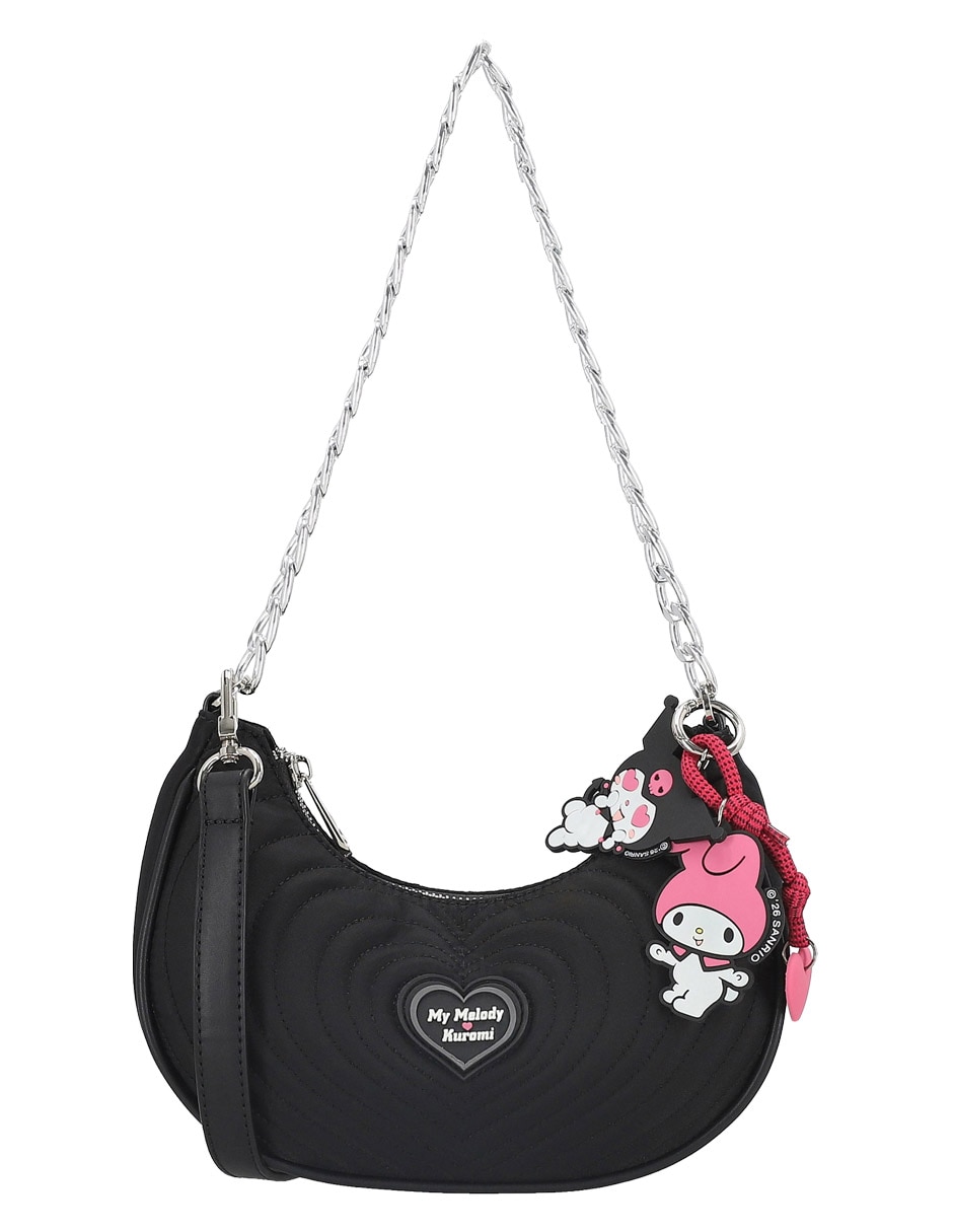 Bolsa shoulder Melody & Kuromi para mujer
