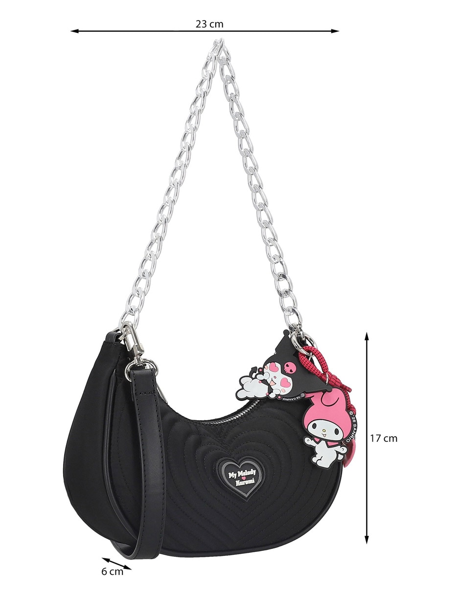 Bolsa shoulder Melody & Kuromi para mujer 7