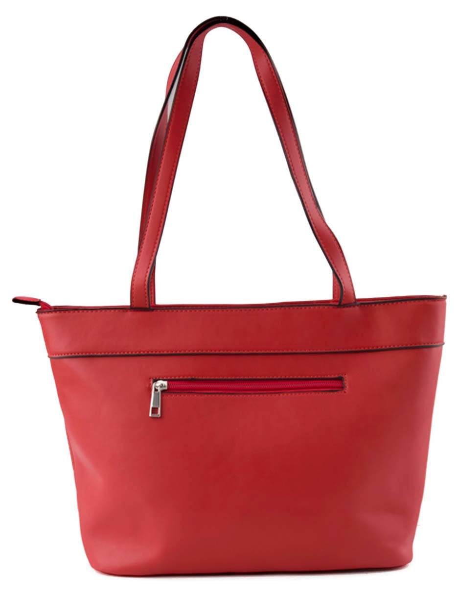 TOTE HUSER BASICS, ROJO