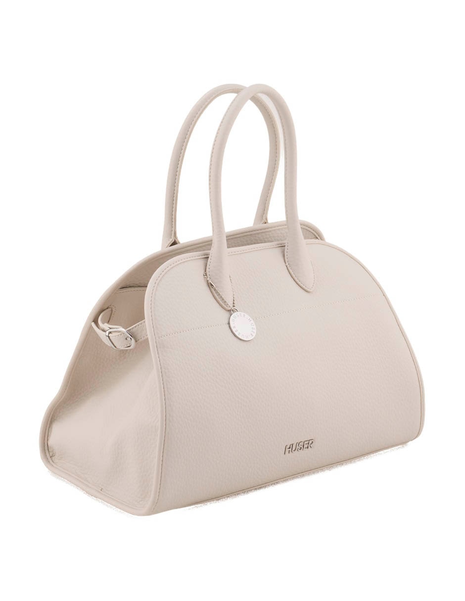 SATCHEL HUSER, BEIGE