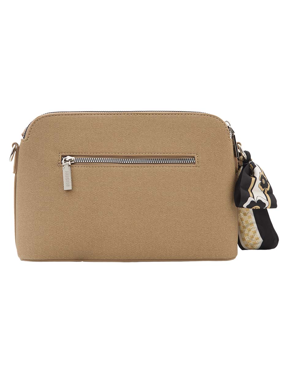 CROSSBODY HUSER, CAFÉ CLARO