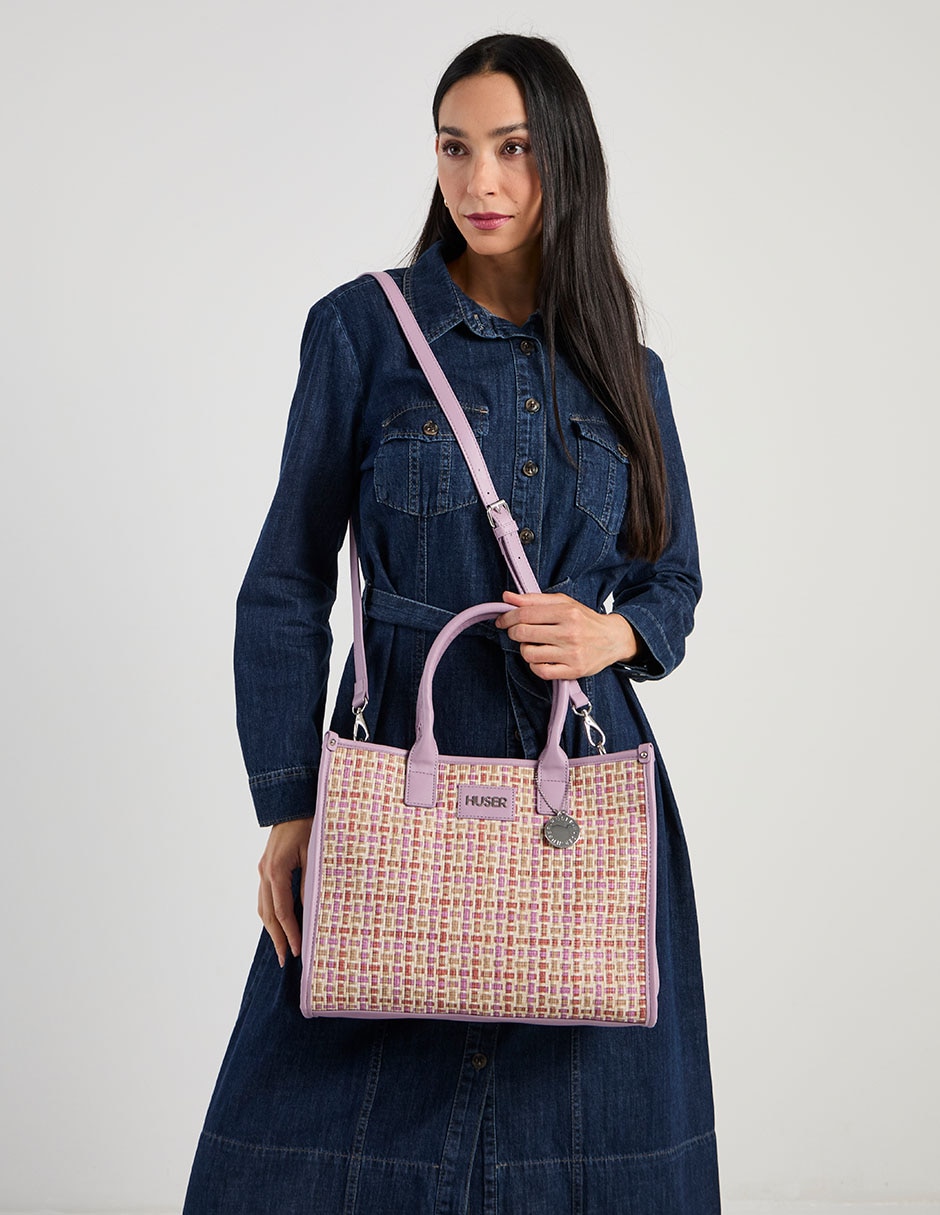 CROSSBODY HUSER, LILA
