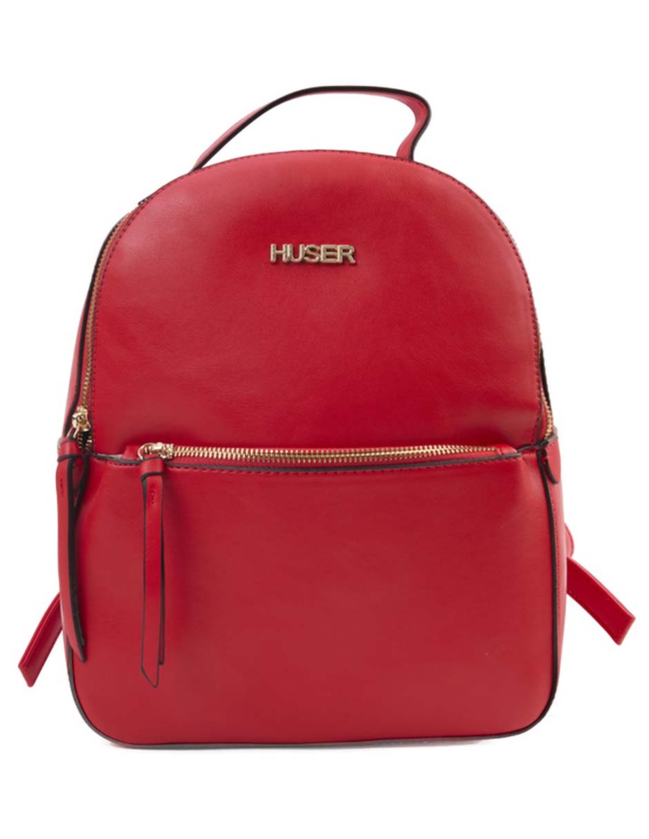 MOCHILA HUSER BASICS BACKPACK LT, ROJO