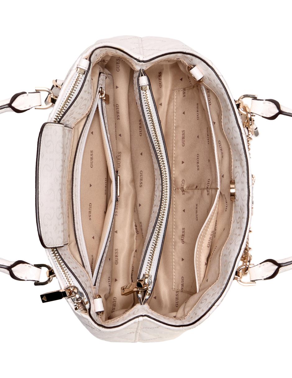 SATCHEL GUESS, BLANCO
