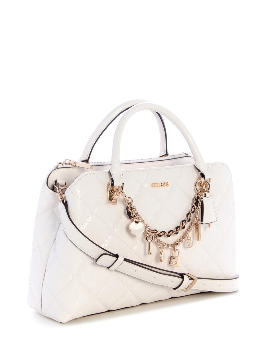 SATCHEL GUESS, BLANCO