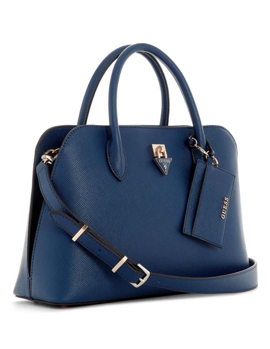 SATCHEL GUESS, AZUL OBSCURO