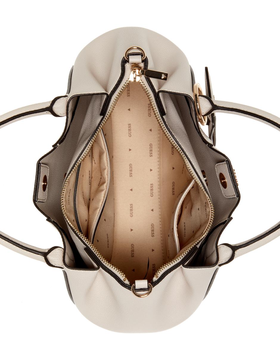 SATCHEL GUESS, BEIGE