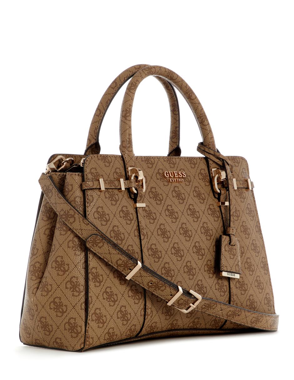Bolsa satchel Leona Logo para mujer 4