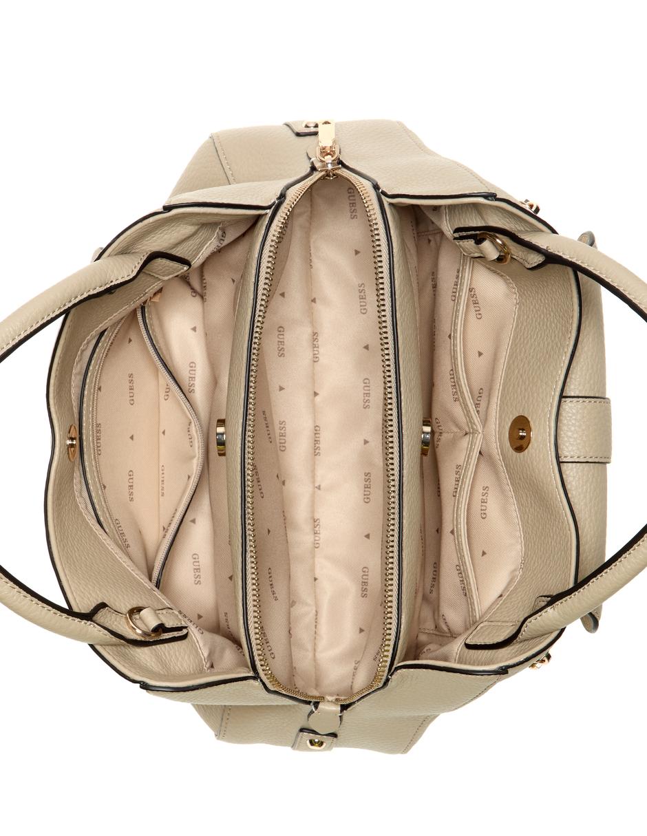 SATCHEL GUESS, CAFÉ CLARO