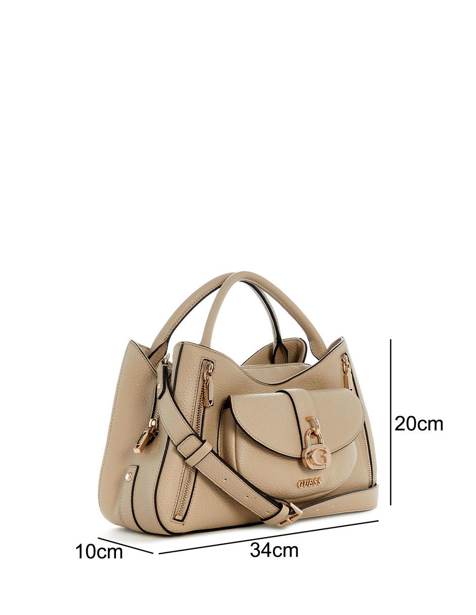 SATCHEL GUESS, CAFÉ CLARO