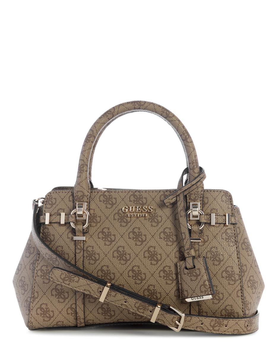 Bolsa satchel Leona Logo para mujer