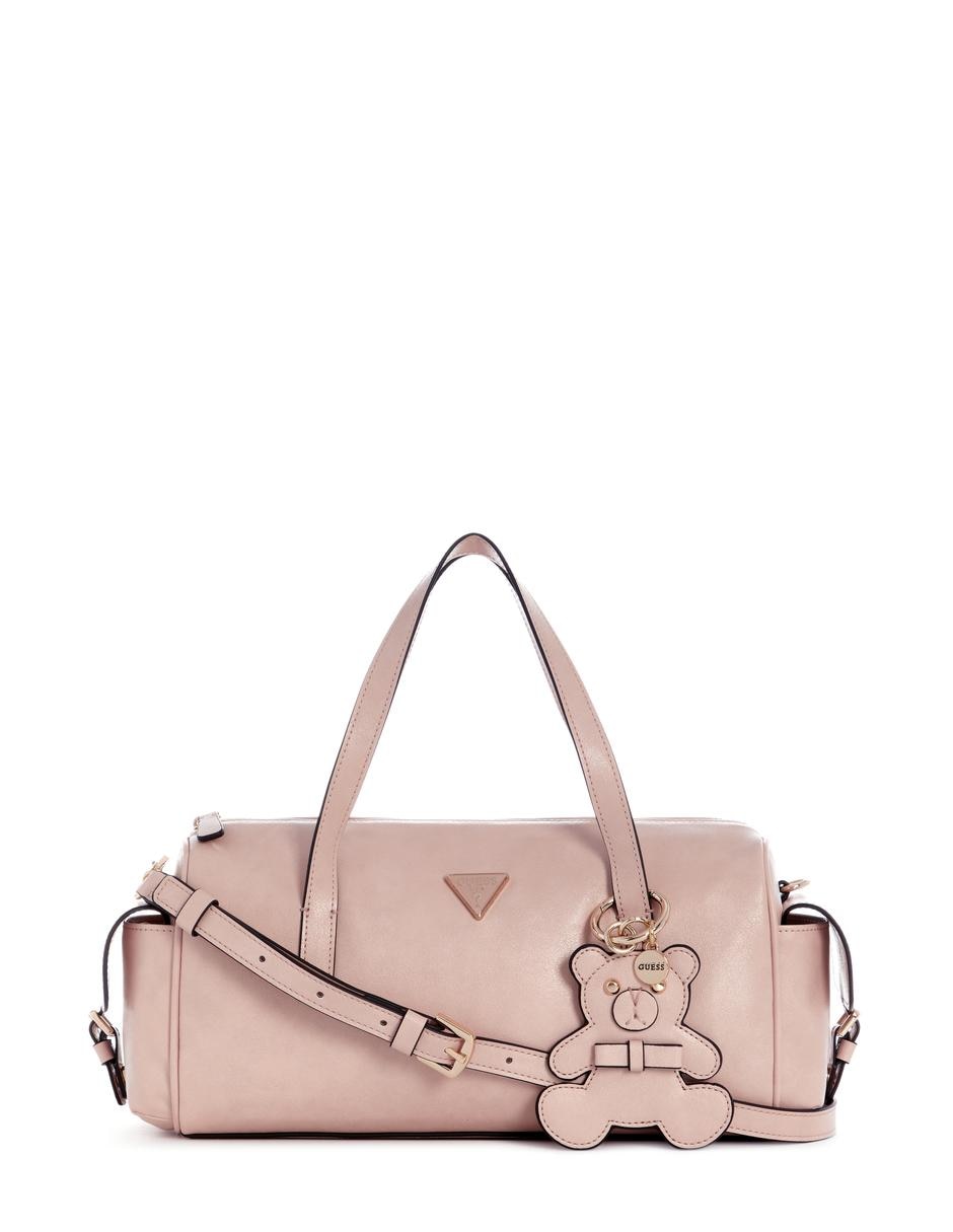 SATCHEL GUESS, ROJO CLARO