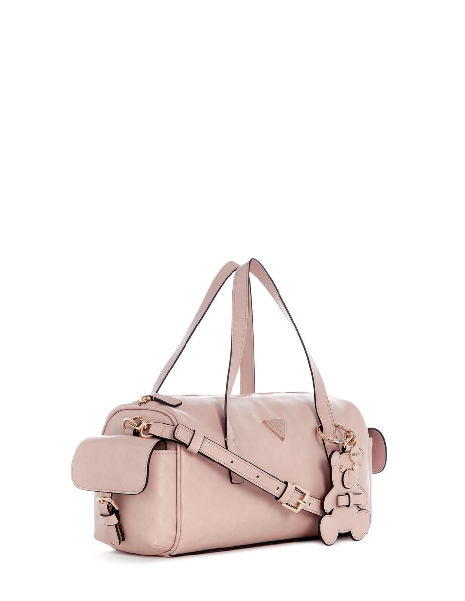 SATCHEL GUESS, ROJO CLARO