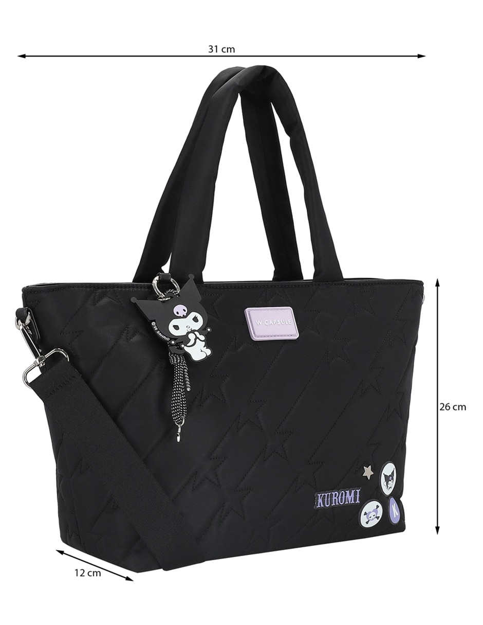 Bolsa tote Disha Melody & Kuromi para mujer 7