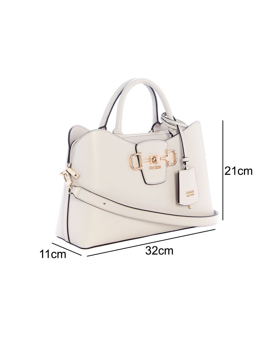 SATCHEL GUESS, BEIGE