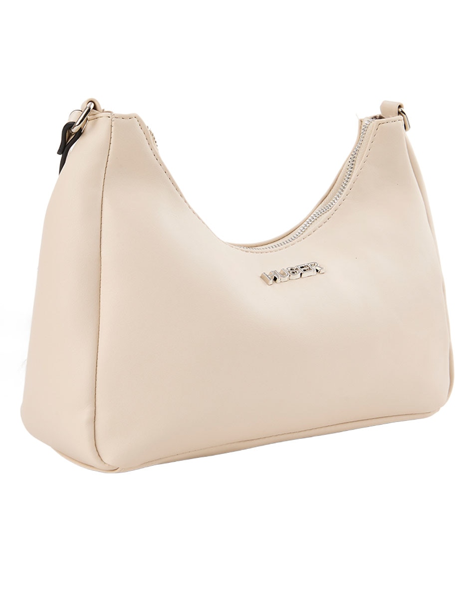 CROSSBODY HUSER BASICS, BEIGE