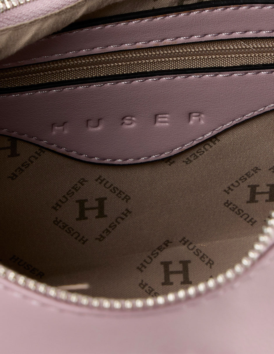 CROSSBODY HUSER BASICS, LILA