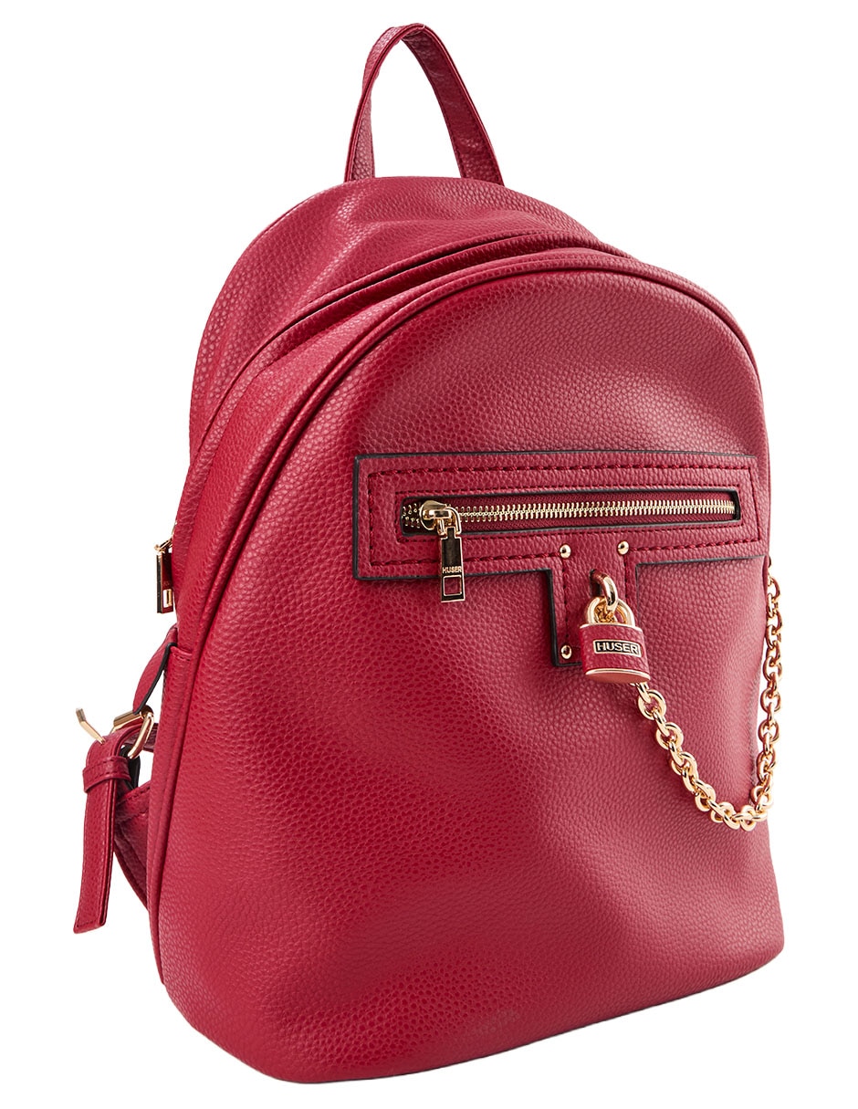 MOCHILA HUSER BASICS BACKPACK SH, ROJO2