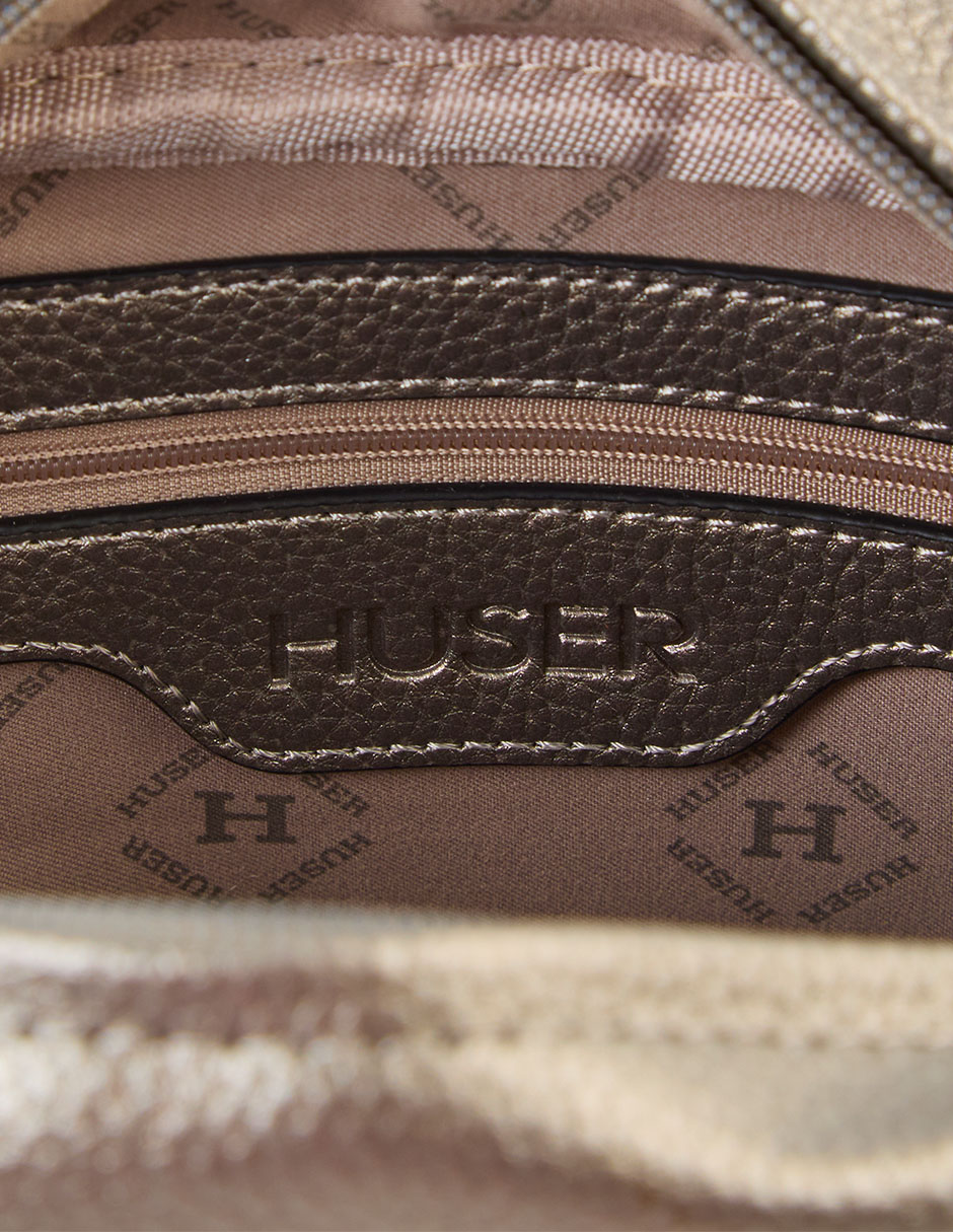 CROSSBODY HUSER BASICS, GRIS