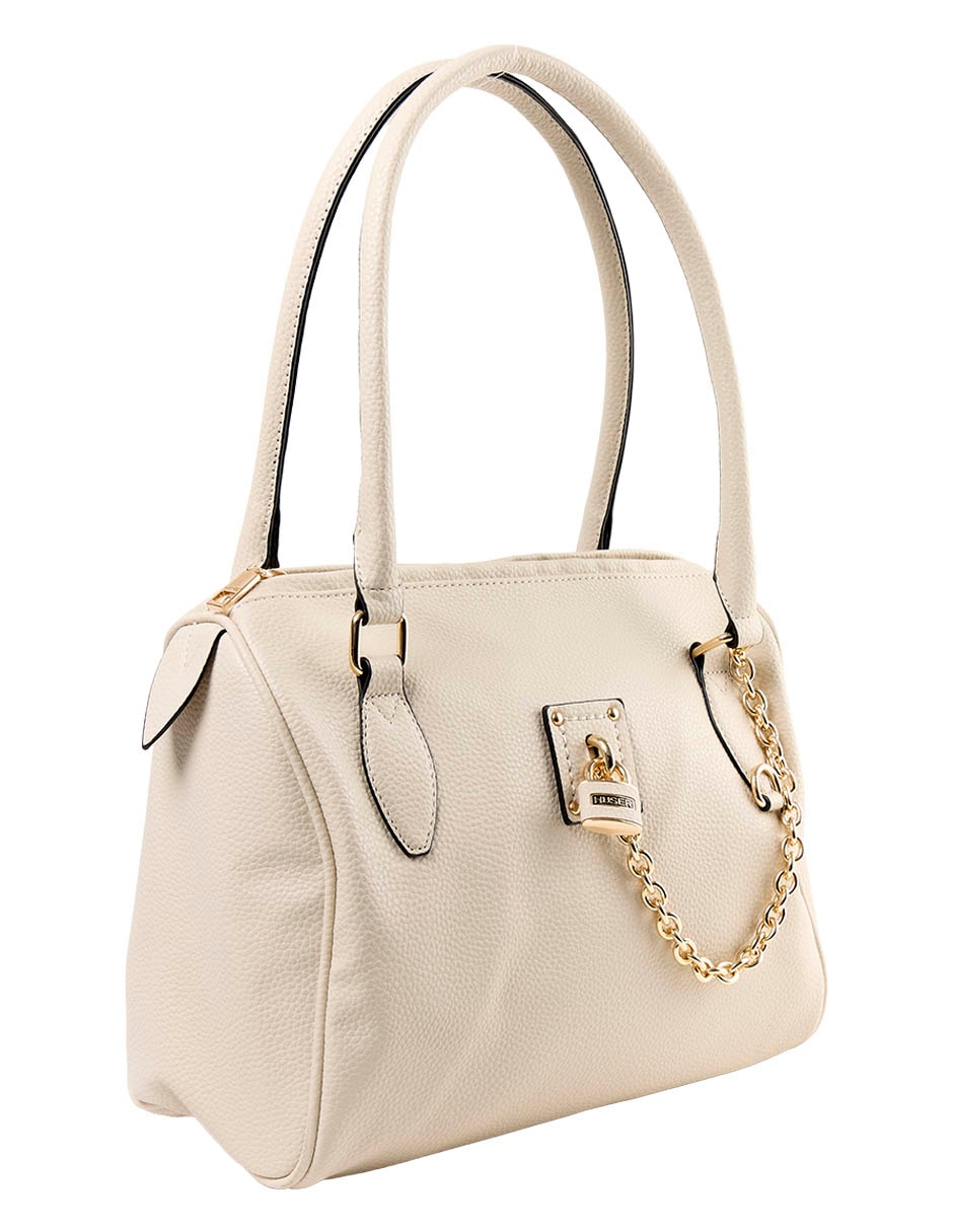 TOTE HUSER BASICS, BEIGE