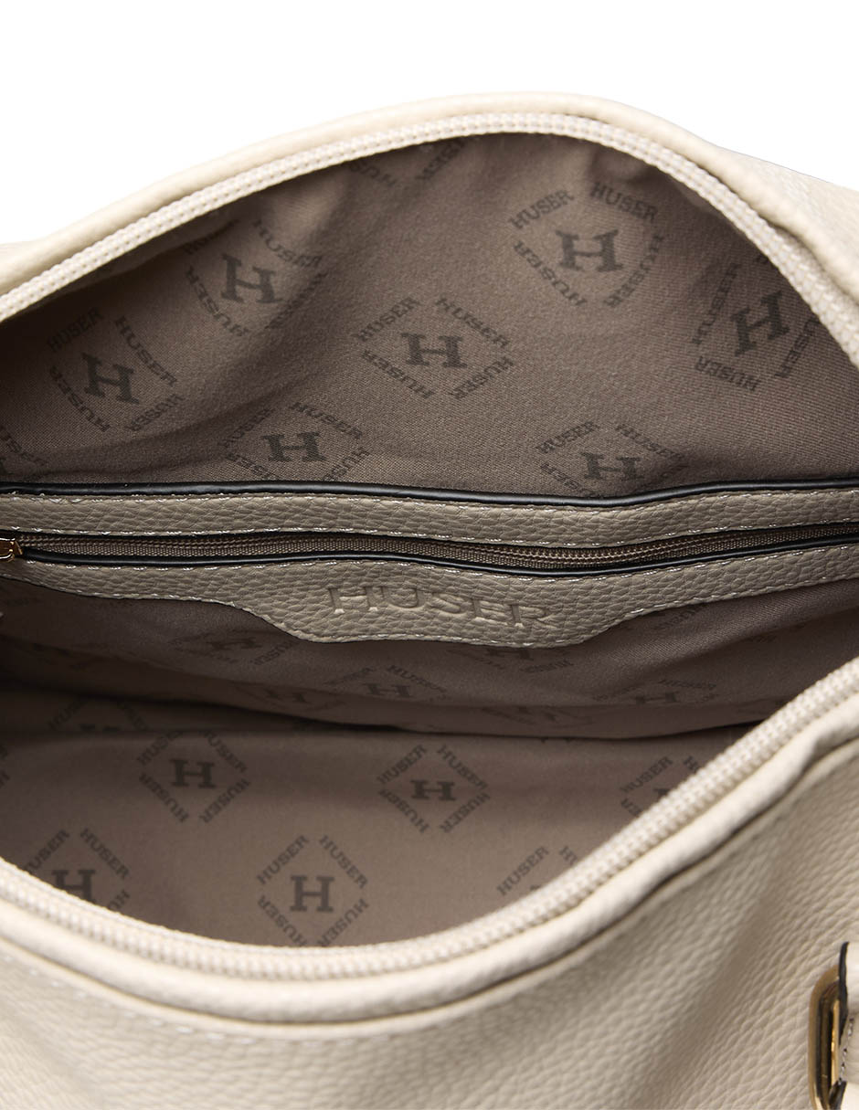 TOTE HUSER BASICS, BEIGE