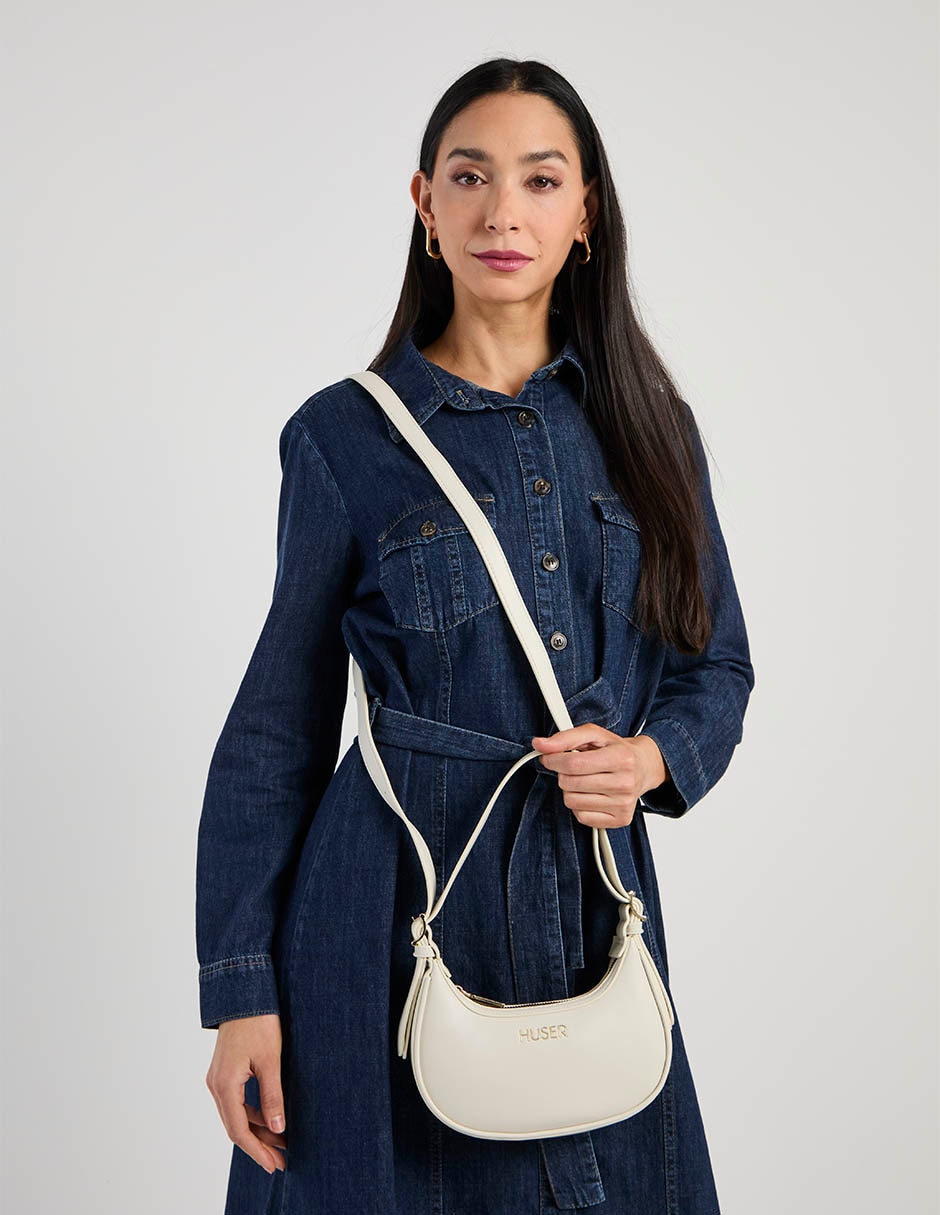 SHOULDER HUSER, BEIGE
