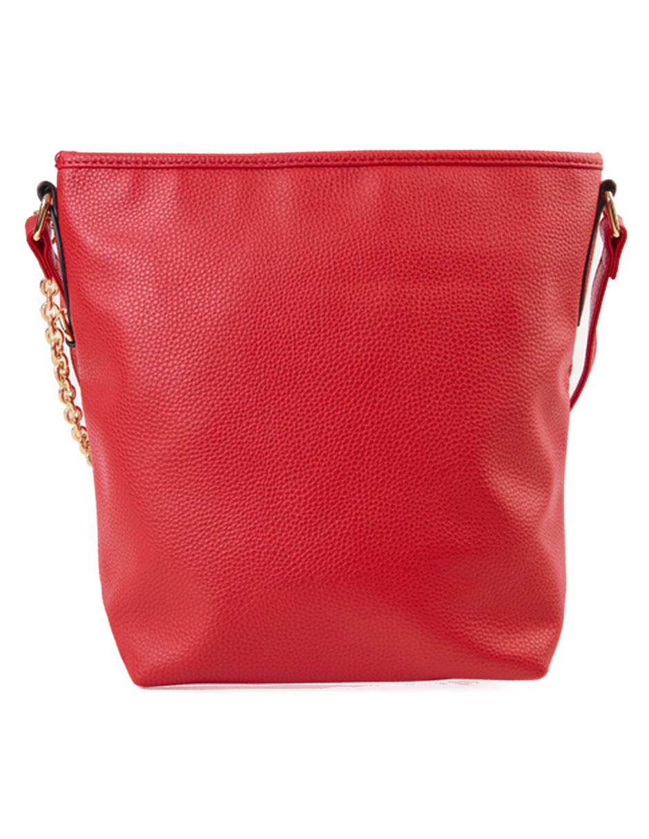 CROSSBODY HUSER BASICS, ROJO