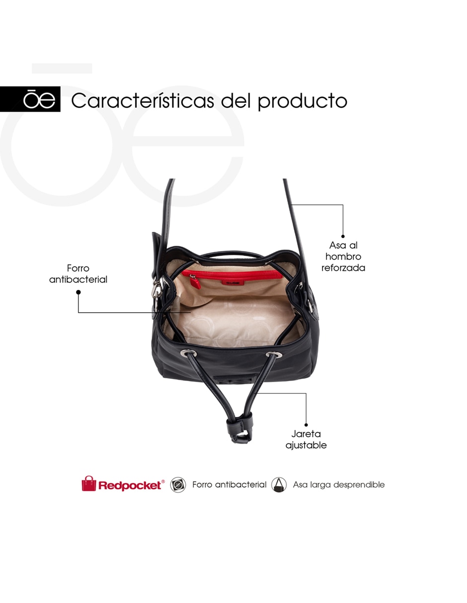 Bolsa bucket Eneli para mujer 10