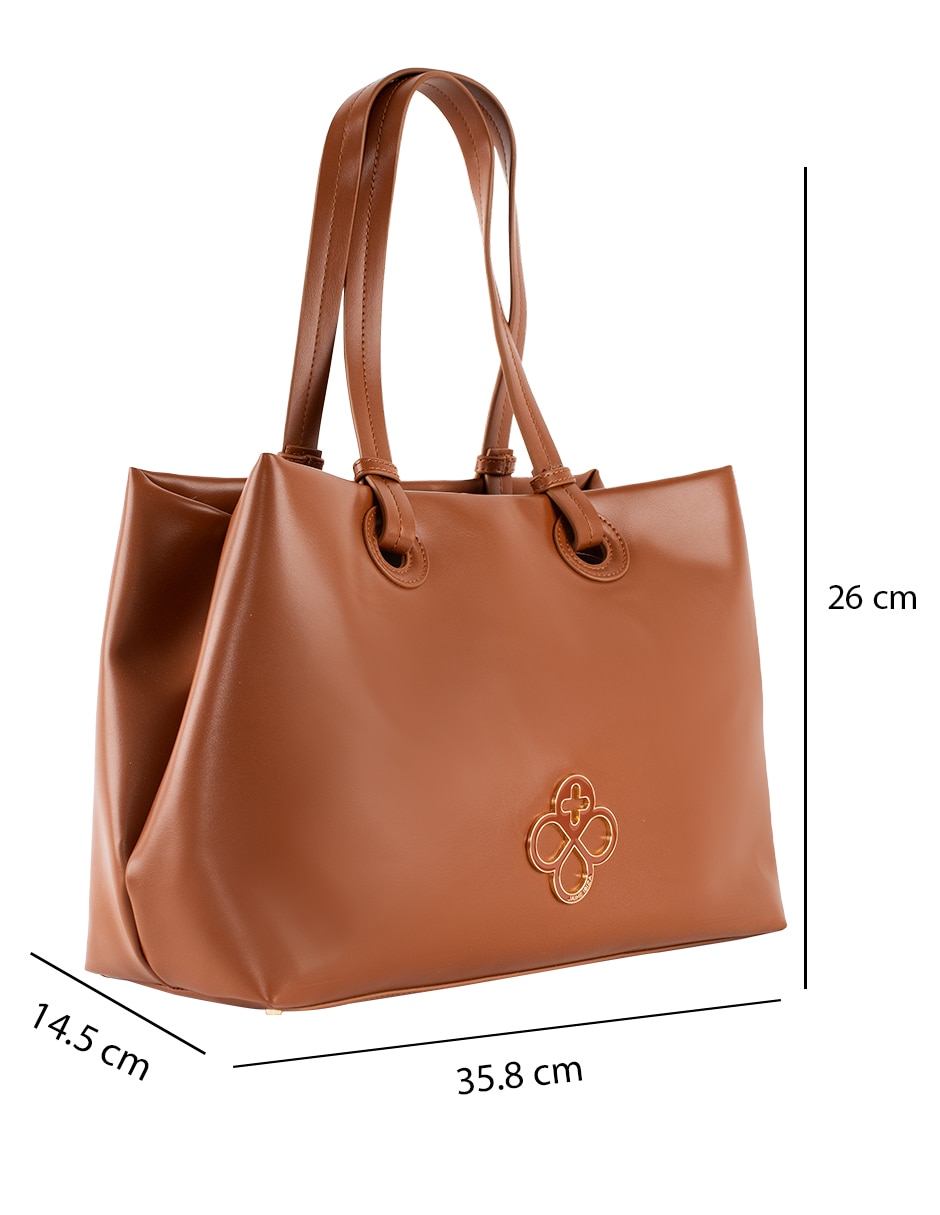 Bolsa satchel Promesa para mujer 6