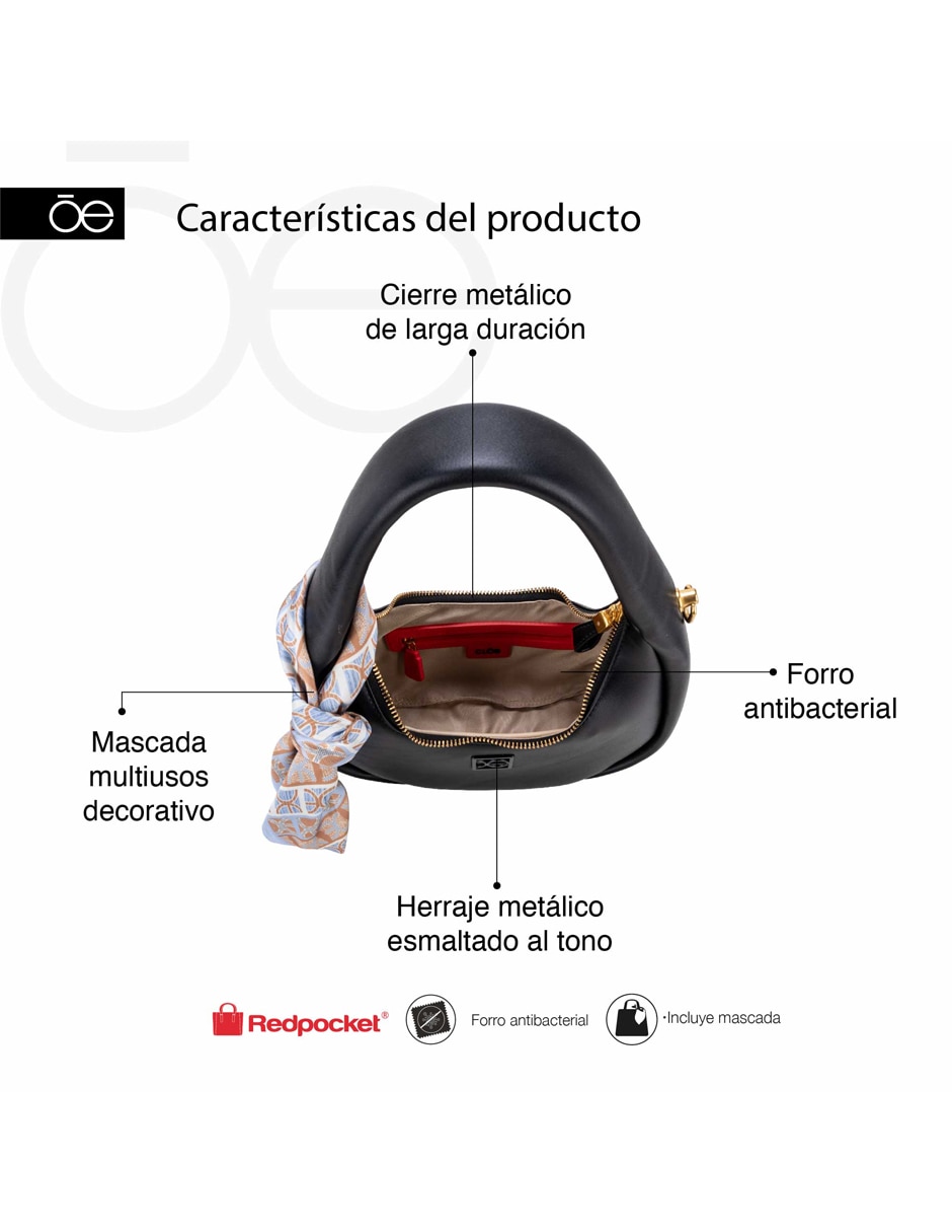 Bolsa hobo Ilivani para mujer 8