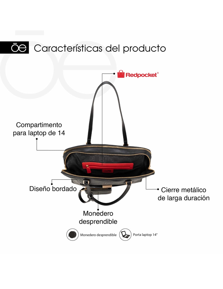 SATCHEL CLOE, NEGRO