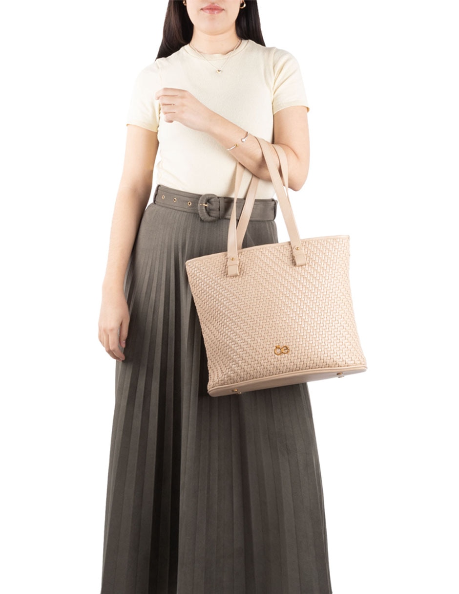 TOTE CLOE, BEIGE
