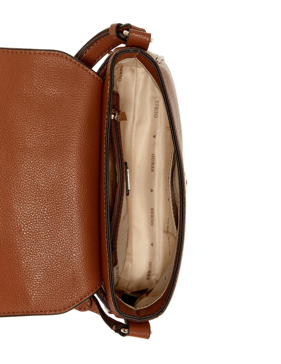 CROSSBODY GUESS, CAFÉ OBSCURO