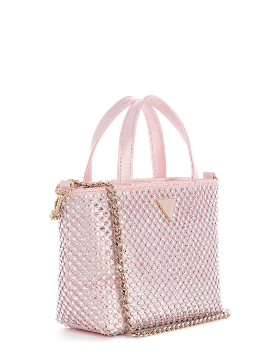 TOTE GUESS, ROJO CLARO