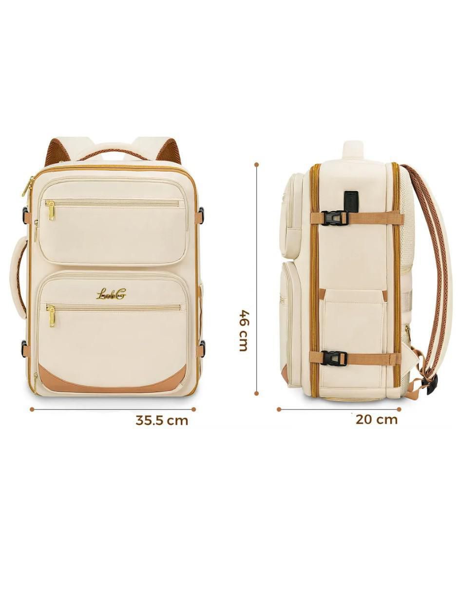 Mochila para viaje impermeable para mujer 4