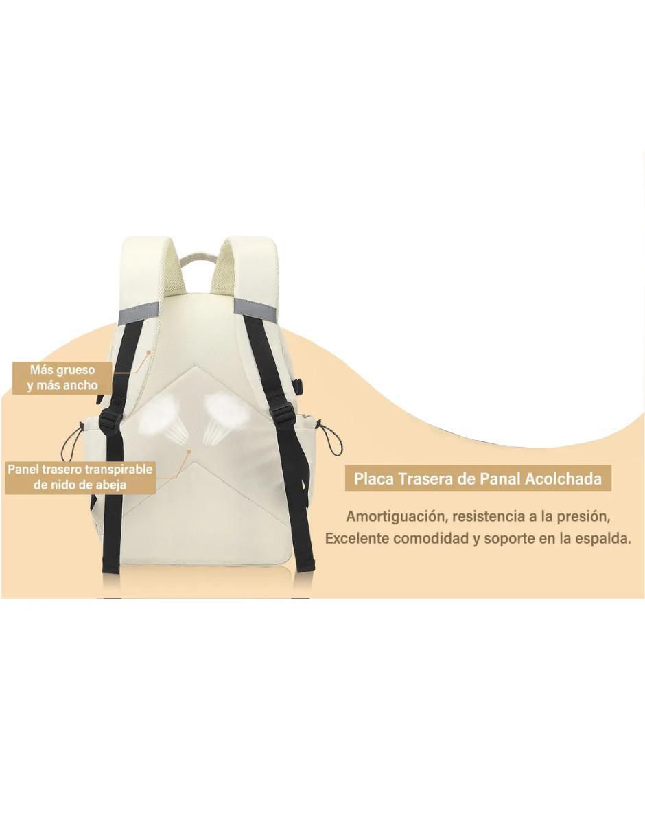 Mochila con portalaptop impermeable unisex 4