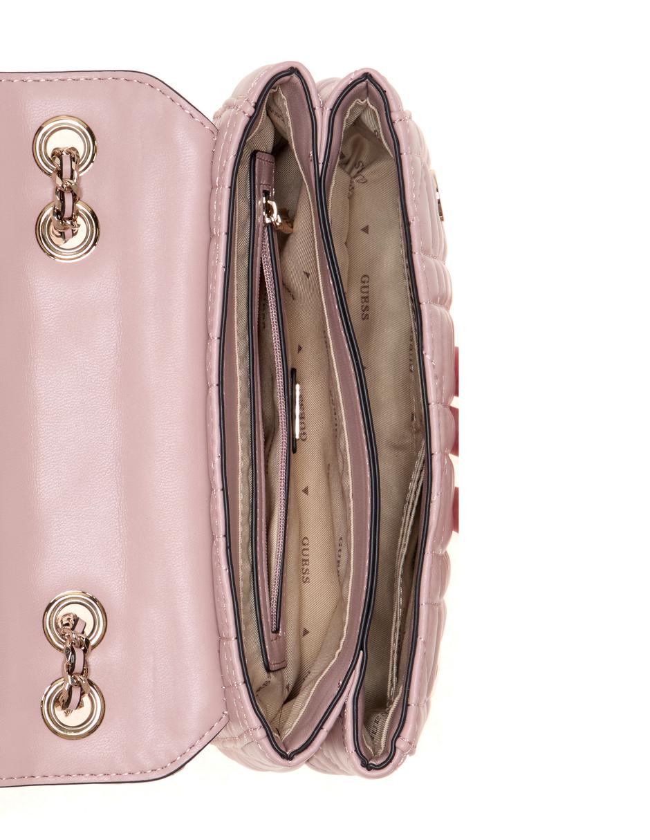 CROSSBODY GUESS, ROJO CLARO