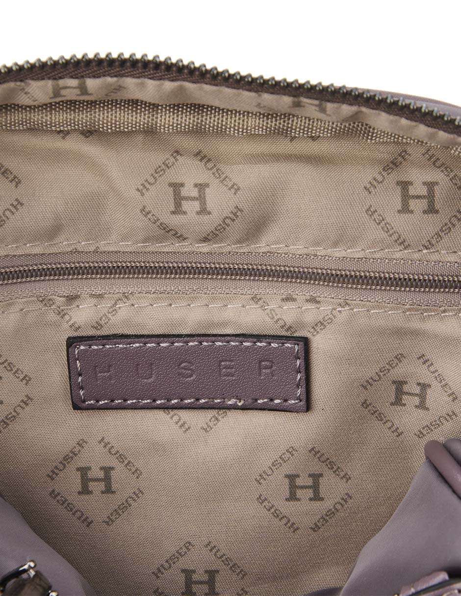 CROSSBODY HUSER BASICS, GRIS