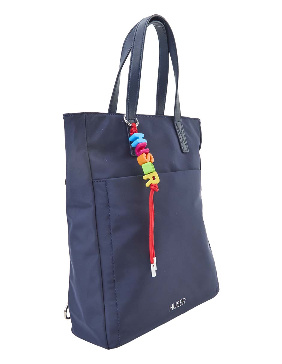 MOCHILA HUSER BACKPACK AA, AZUL MARINO