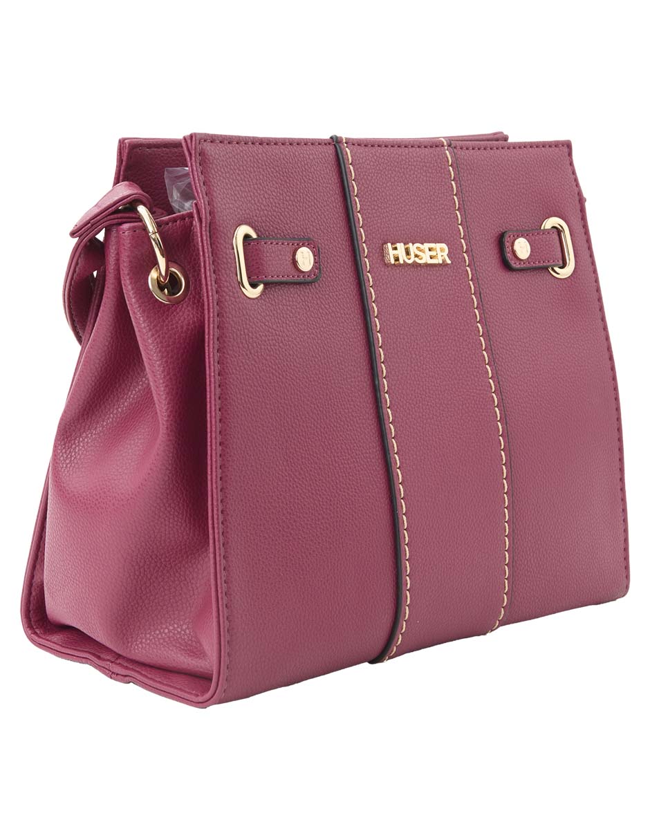 Bolsa satchel Huser Basics para mujer