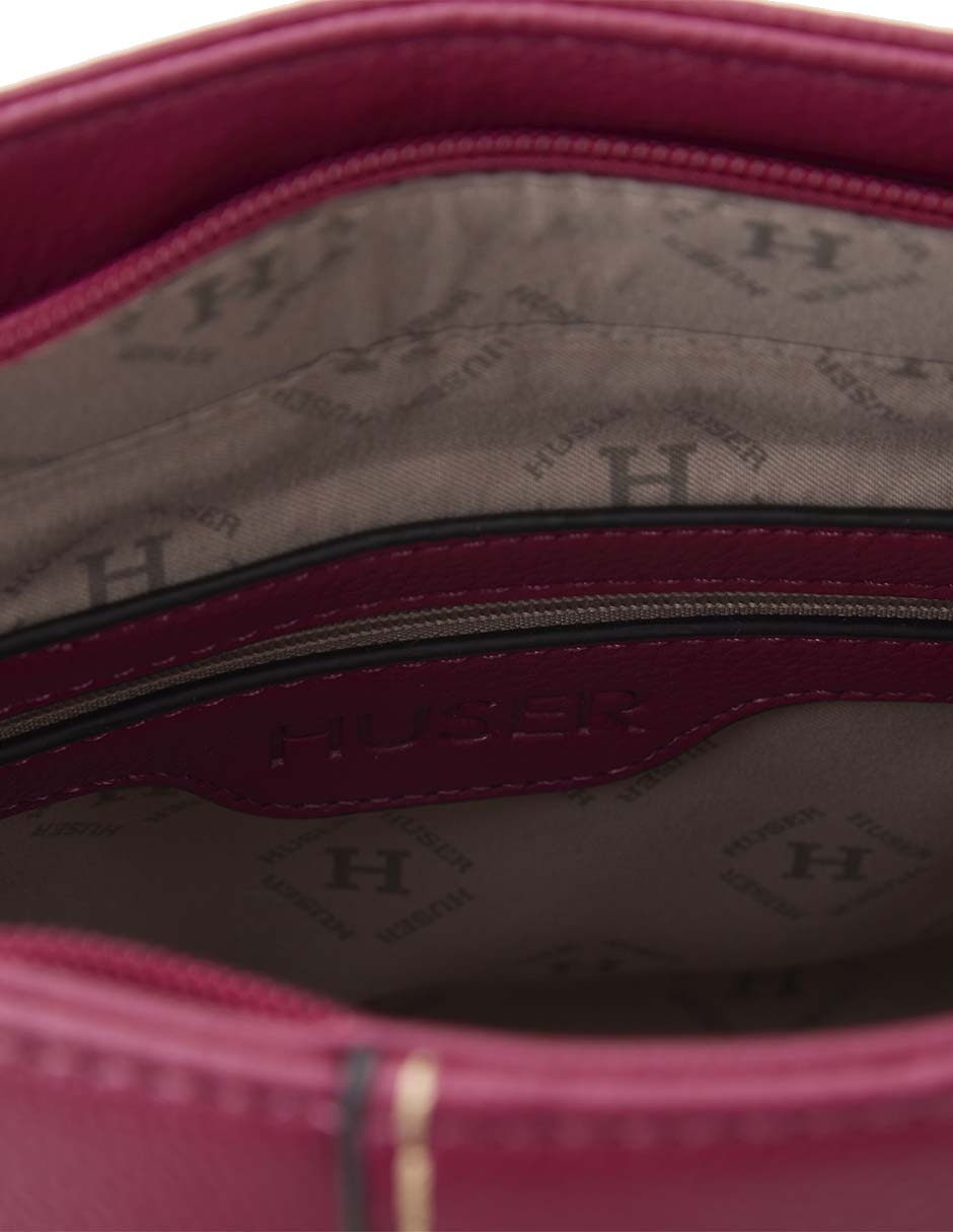 Bolsa satchel Huser Basics para mujer