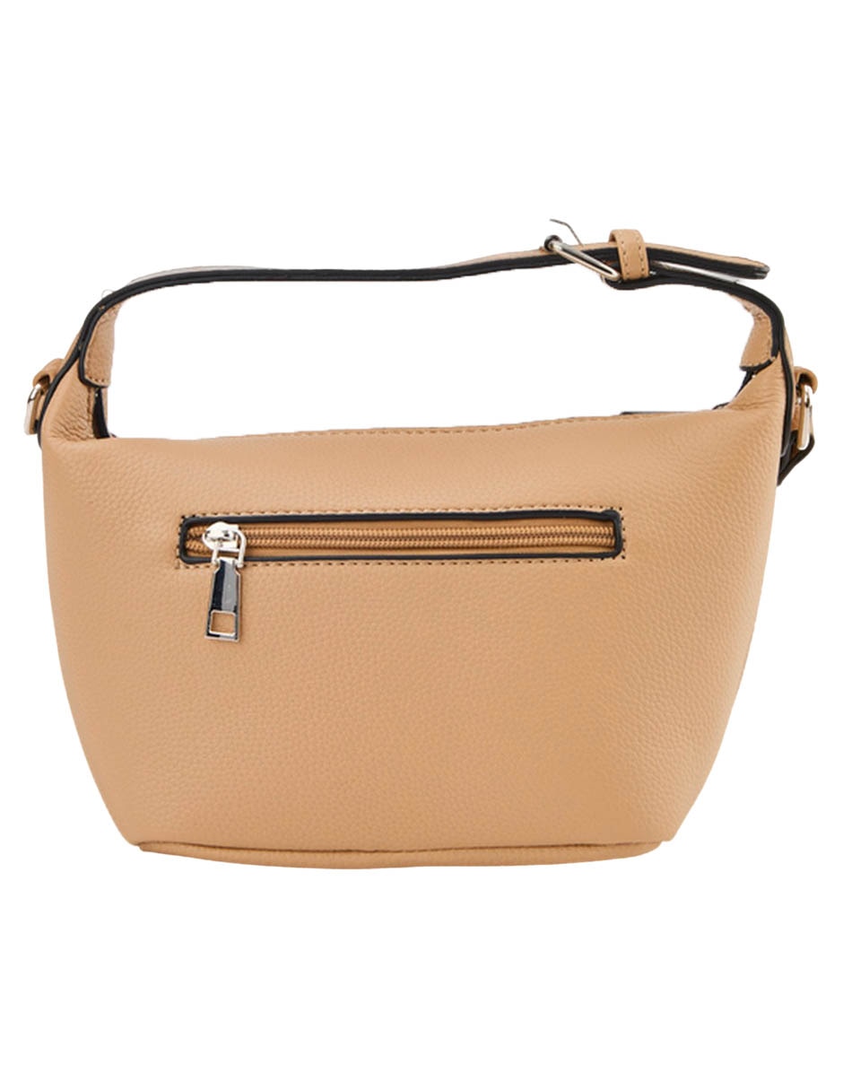 CROSSBODY HUSER BASICS, BEIGE