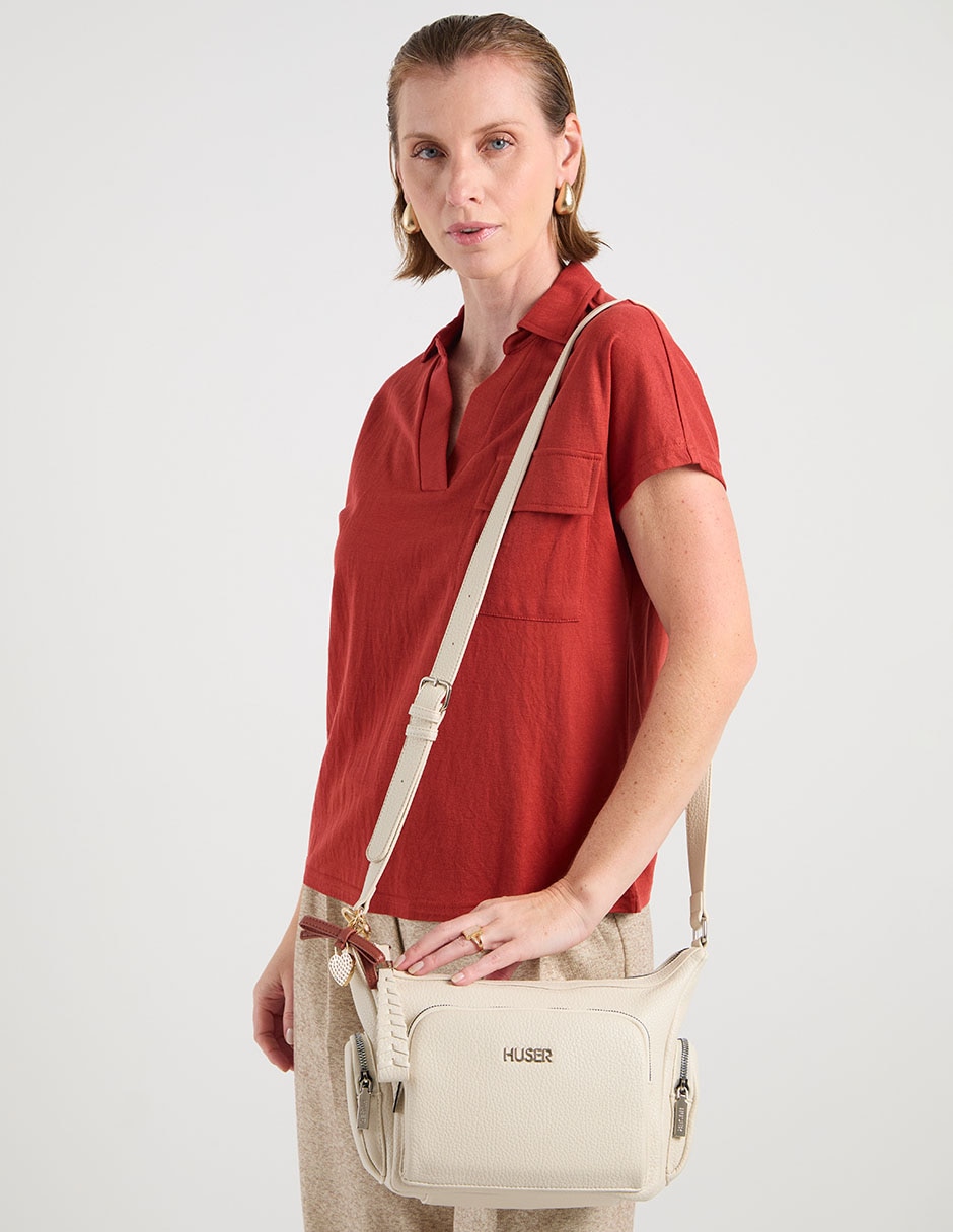 CROSSBODY HUSER, HUESO