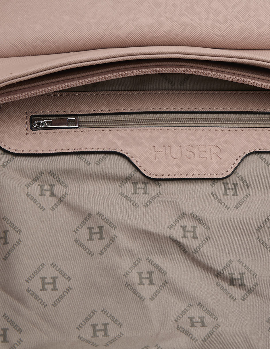 Bolsa satchel Huser basics para mujer