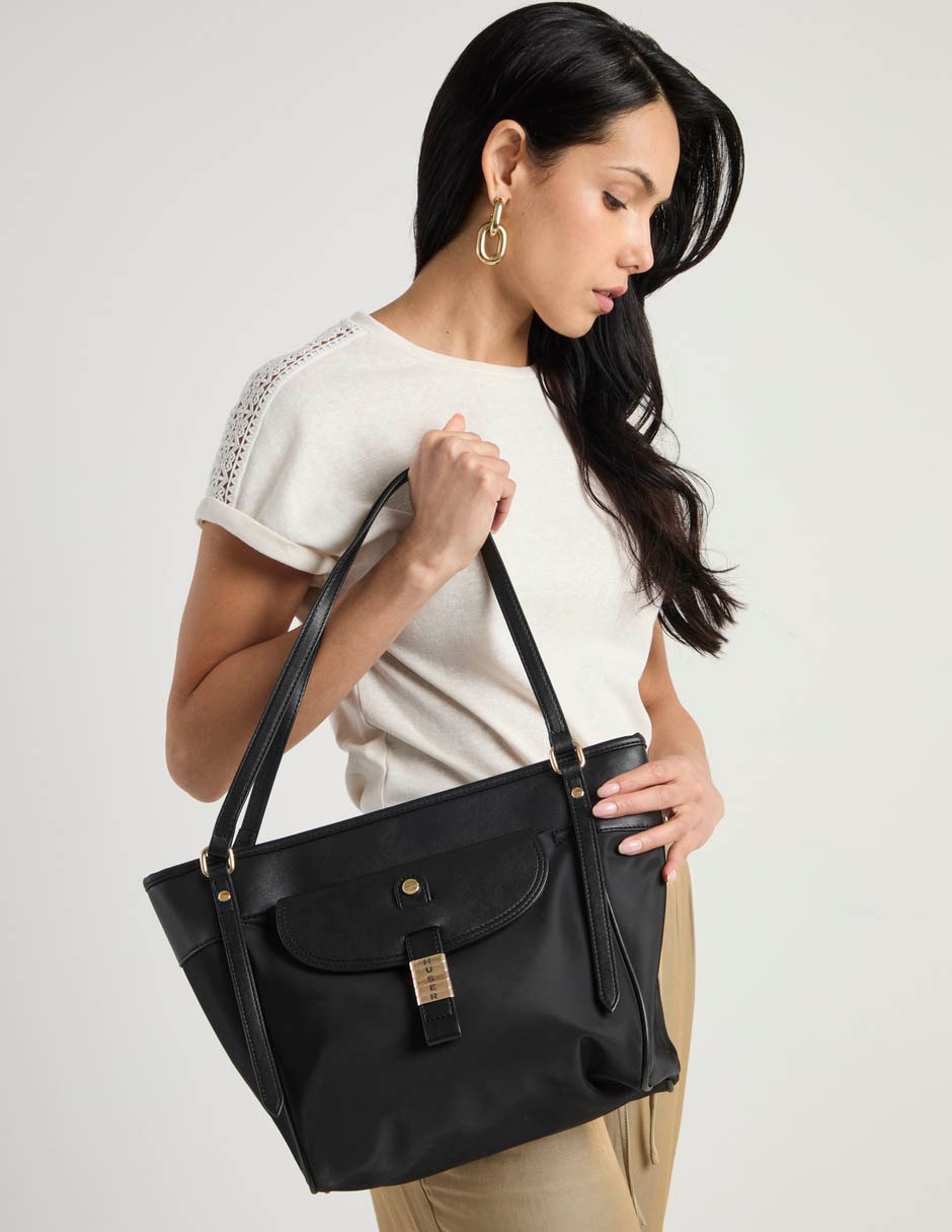 Bolsa tote Huser Basics para mujer