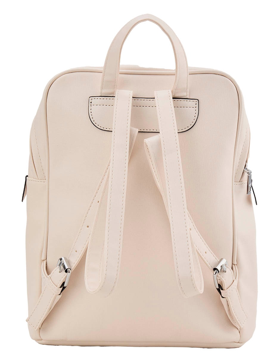 MOCHILA HUSER BASICS BACKPACK S, BEIGE2
