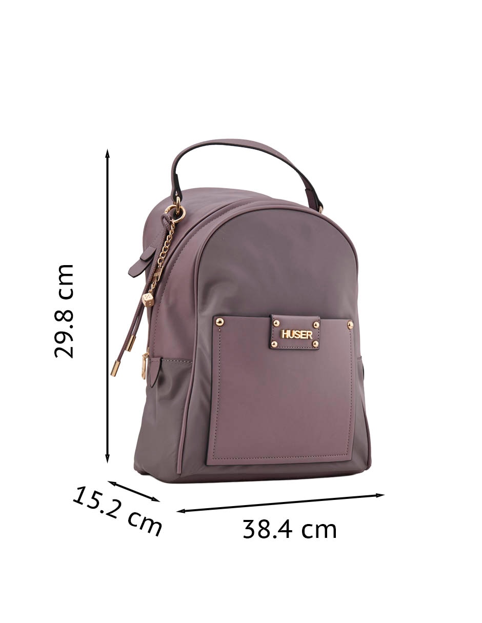 Bolsa Backpack casual Huser Basics para mujer