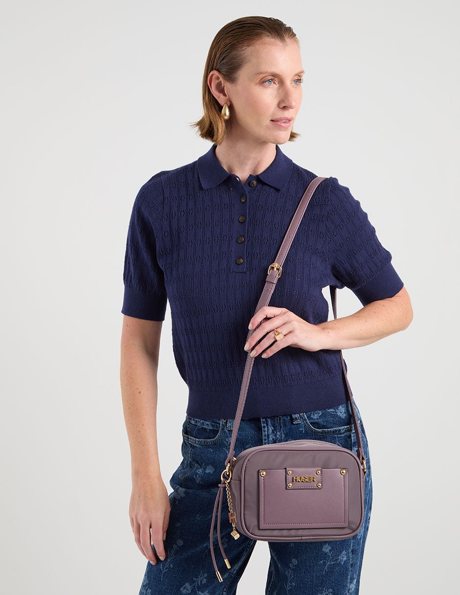 Bolsa crossbody Huser Basics para mujer