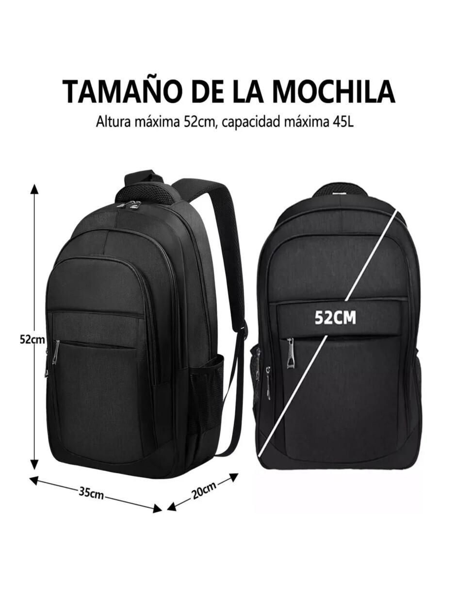 Mochila con portalaptop impermeable unisex